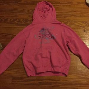 Pink whale hoodie
